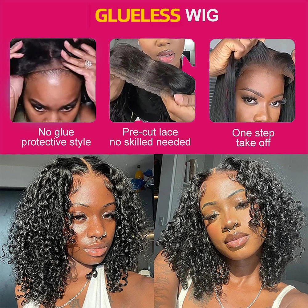 Glueless Human Hair Wig Ready To Go