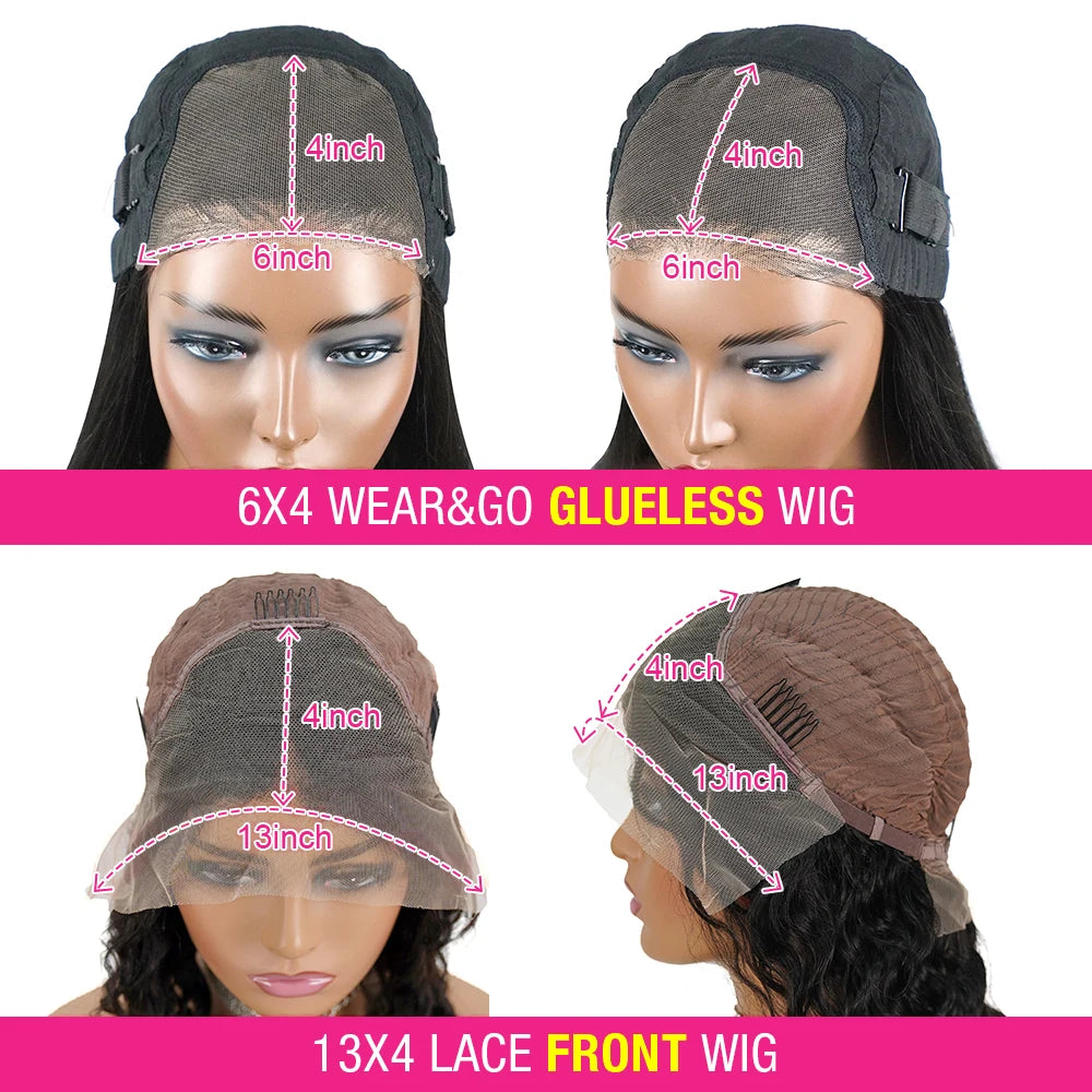 Glueless Human Hair Wig Ready To Go