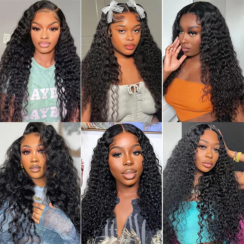 Lace Front Wigs Human Hair Wet and Wavy Wigs