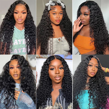 Lace Front Wigs Human Hair Wet and Wavy Wigs