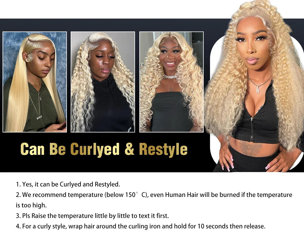 Transparent Lace Honey Blonde Glueless Wigs