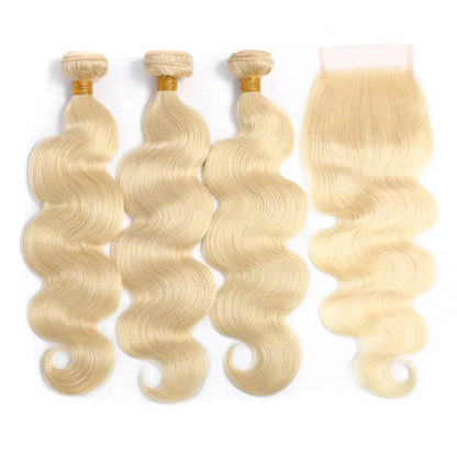 Brazilian Hair Weave 100% Human Hair Closure Hair Extentions-Hairiety